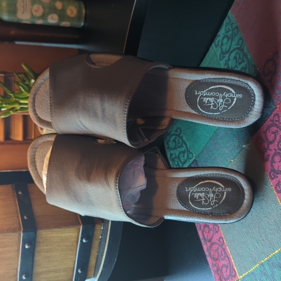 Life Stride Triumph sandals slip on grey Women's 7.5 W comfort NEW NWB - Picture 4 of 12